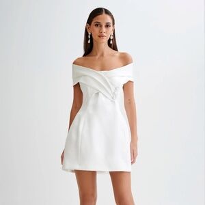 Meshki Evita Satin Mini Dress, Size S